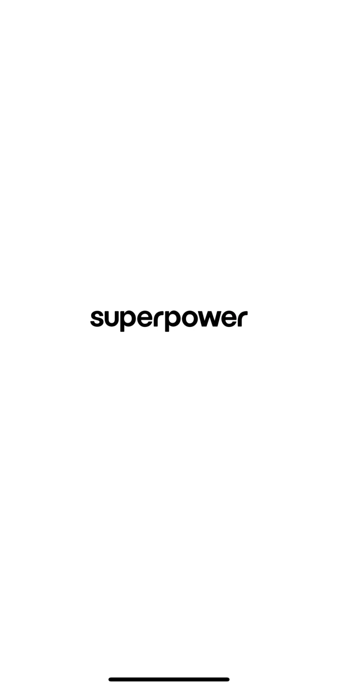Superpower Screen screen in the Onboarding flow