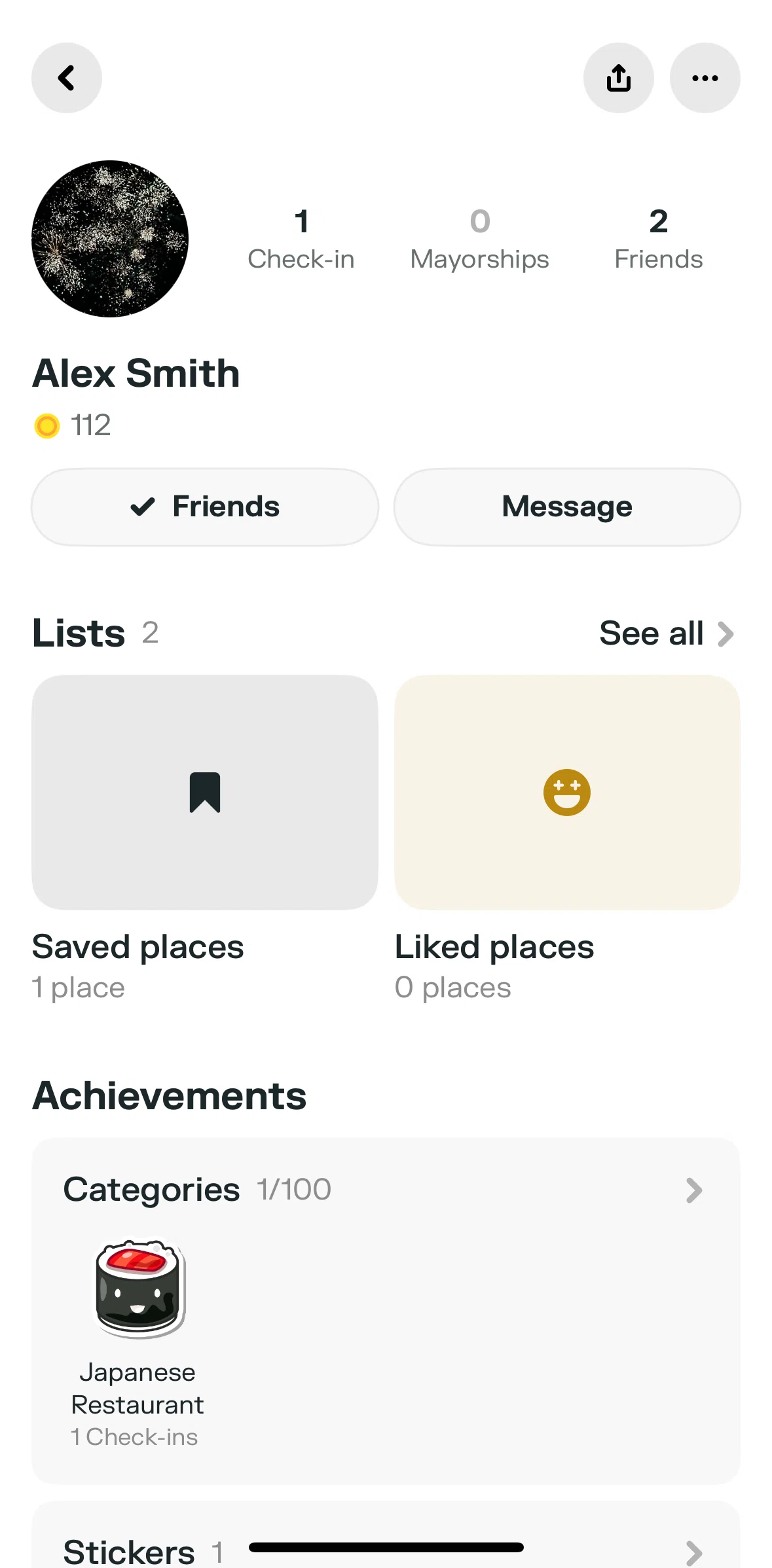Swarm Screen screen in the Blocking a user flow