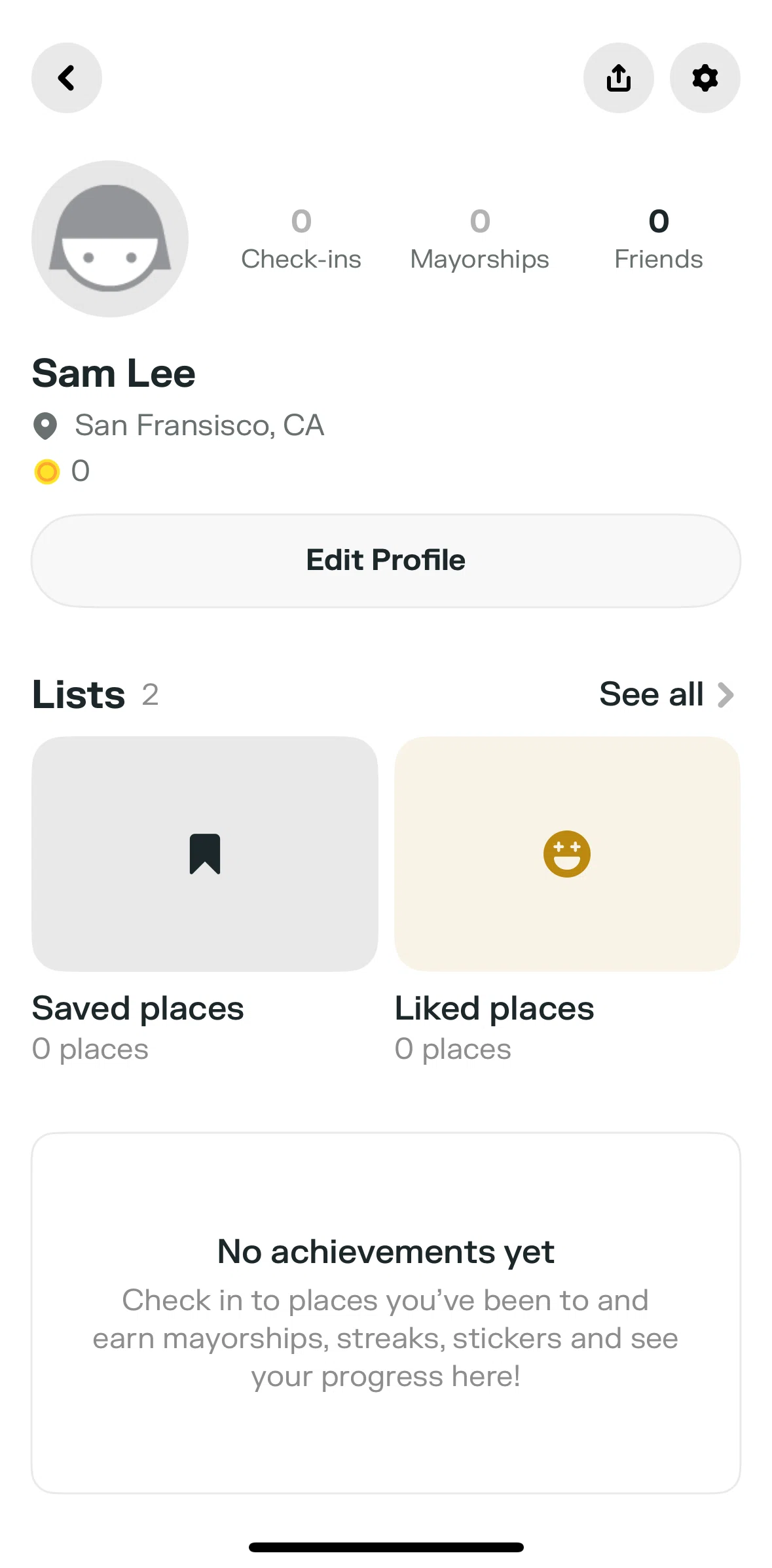 Swarm Screen screen in the Editing profile flow