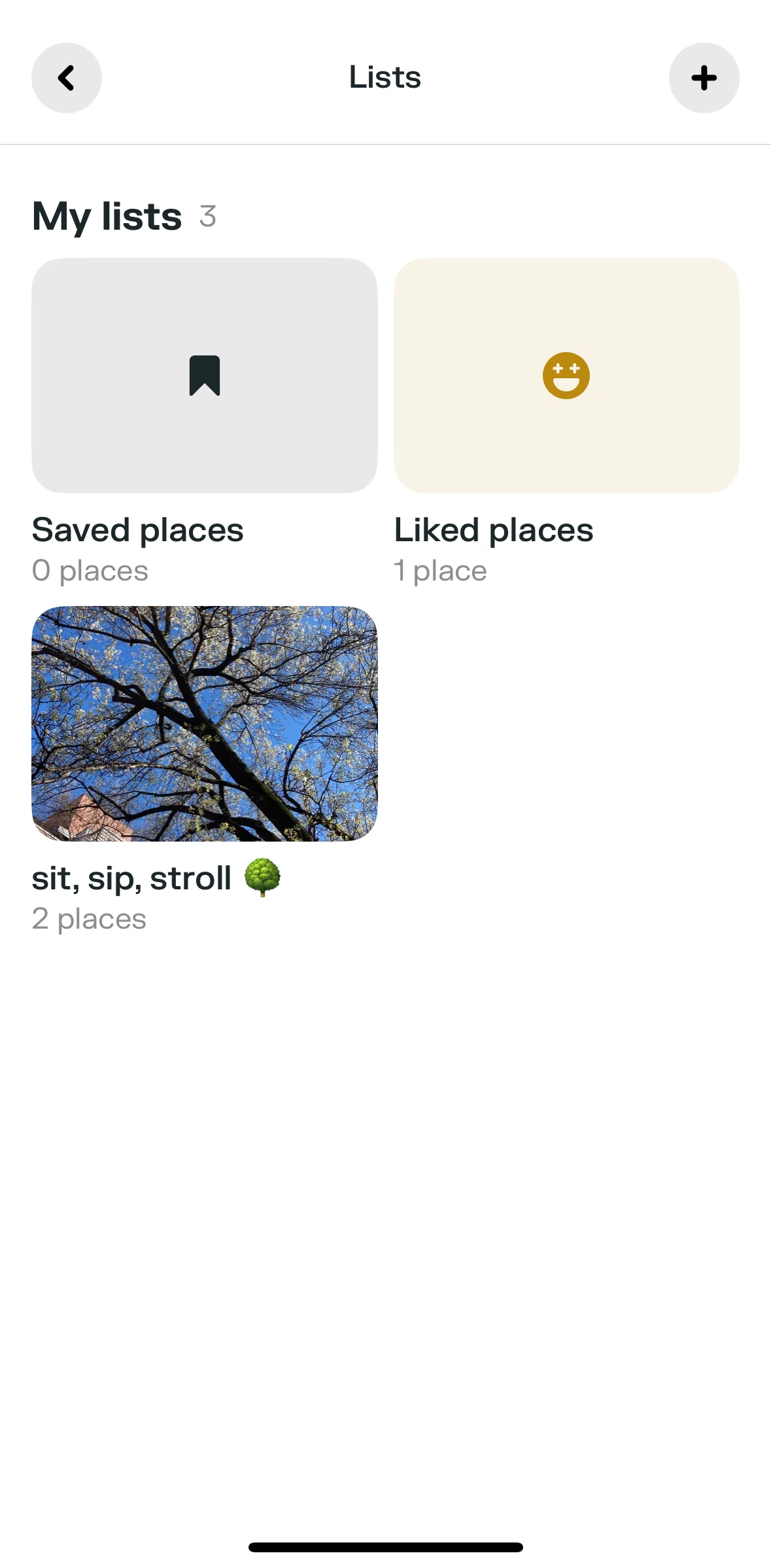 Swarm Screen screen in the List detail flow