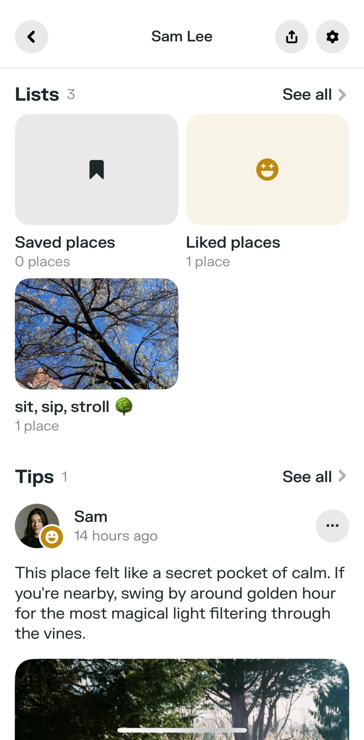 Swarm Screen screen in the Lists flow