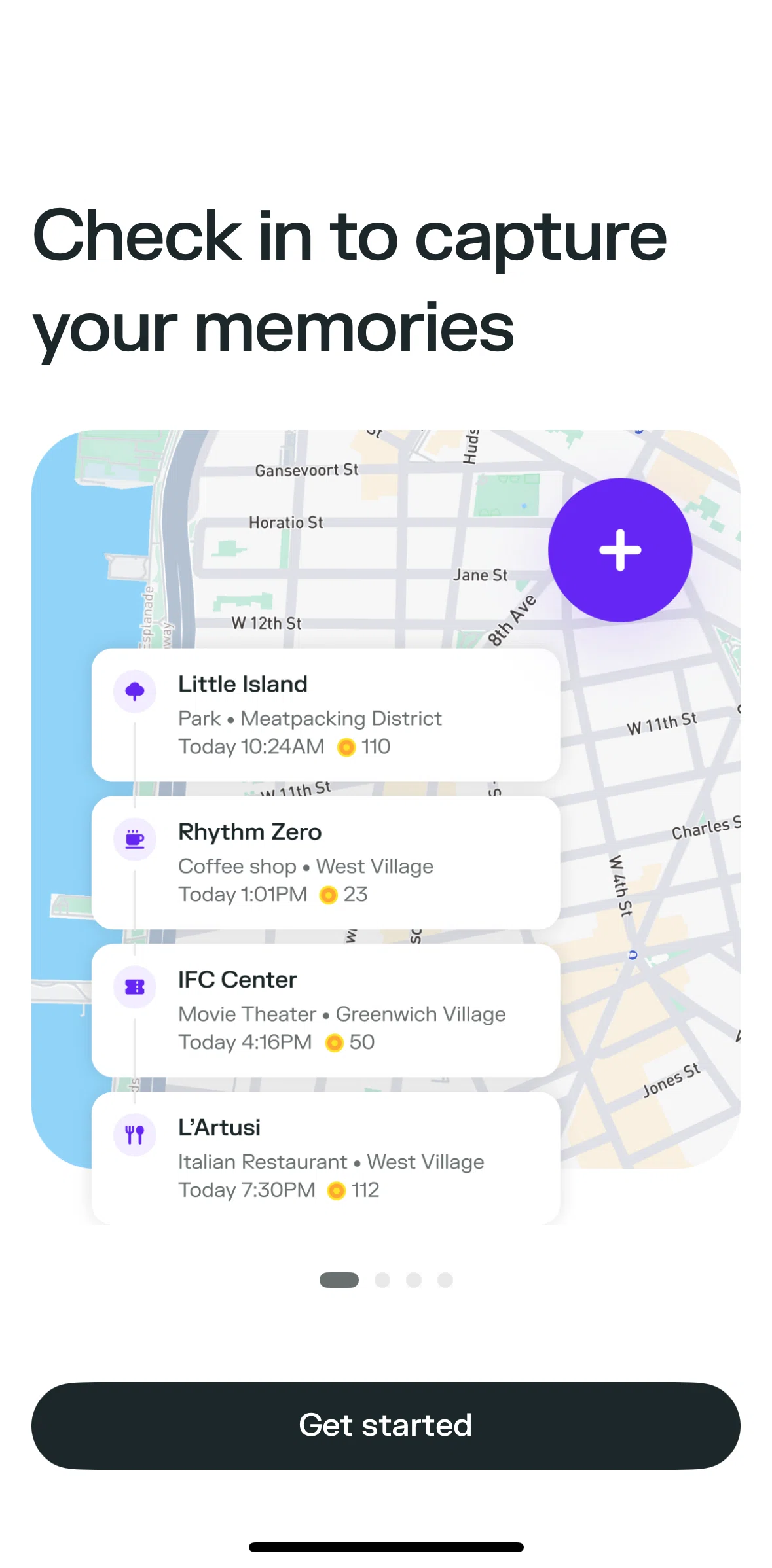 Swarm Screen screen in the Logging in flow