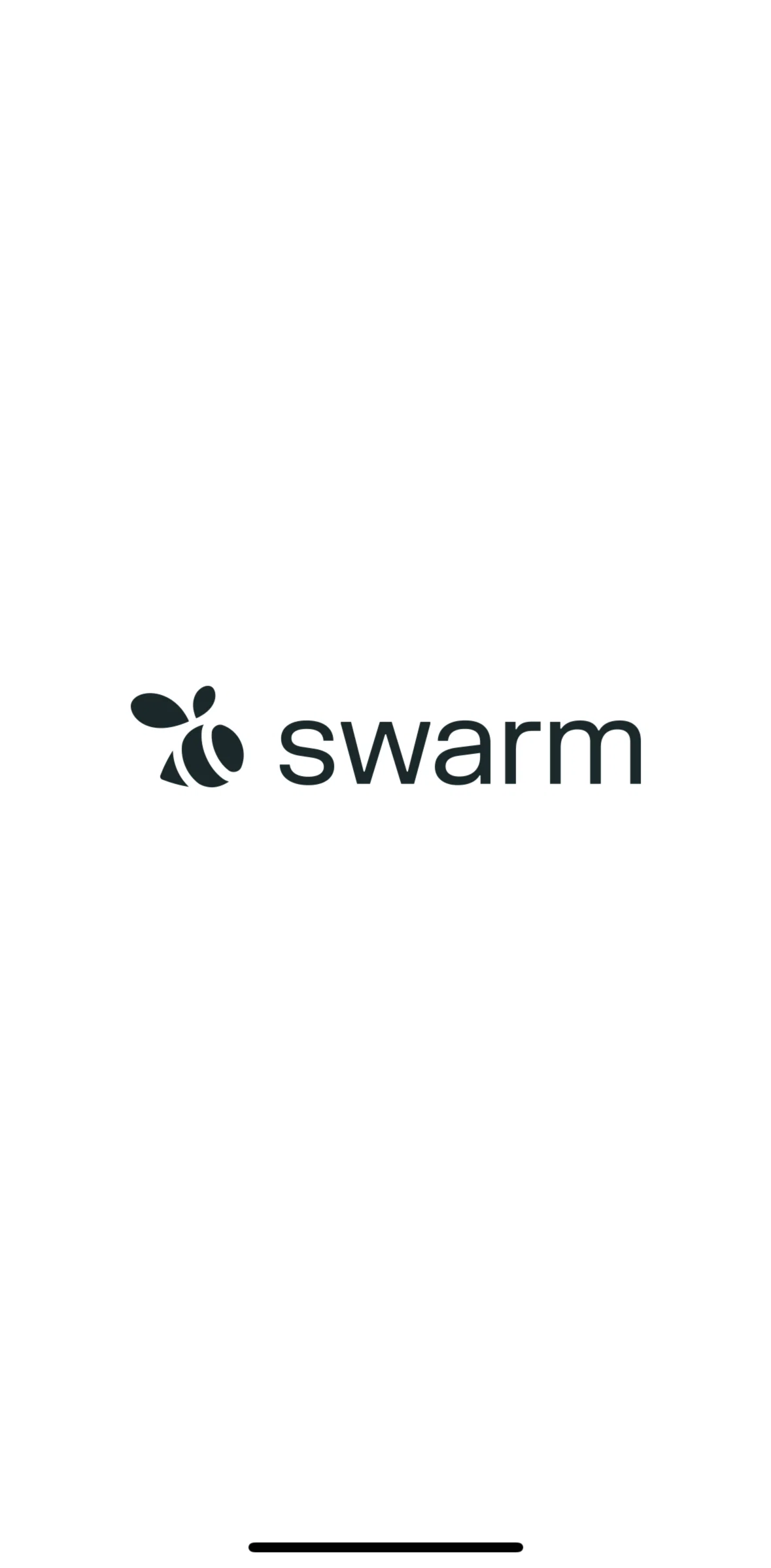 Swarm Screen screen in the Onboarding flow