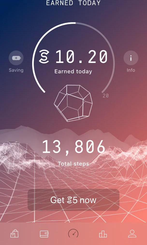 Sweatcoin Screen screen in the Downgrading Your Account flow