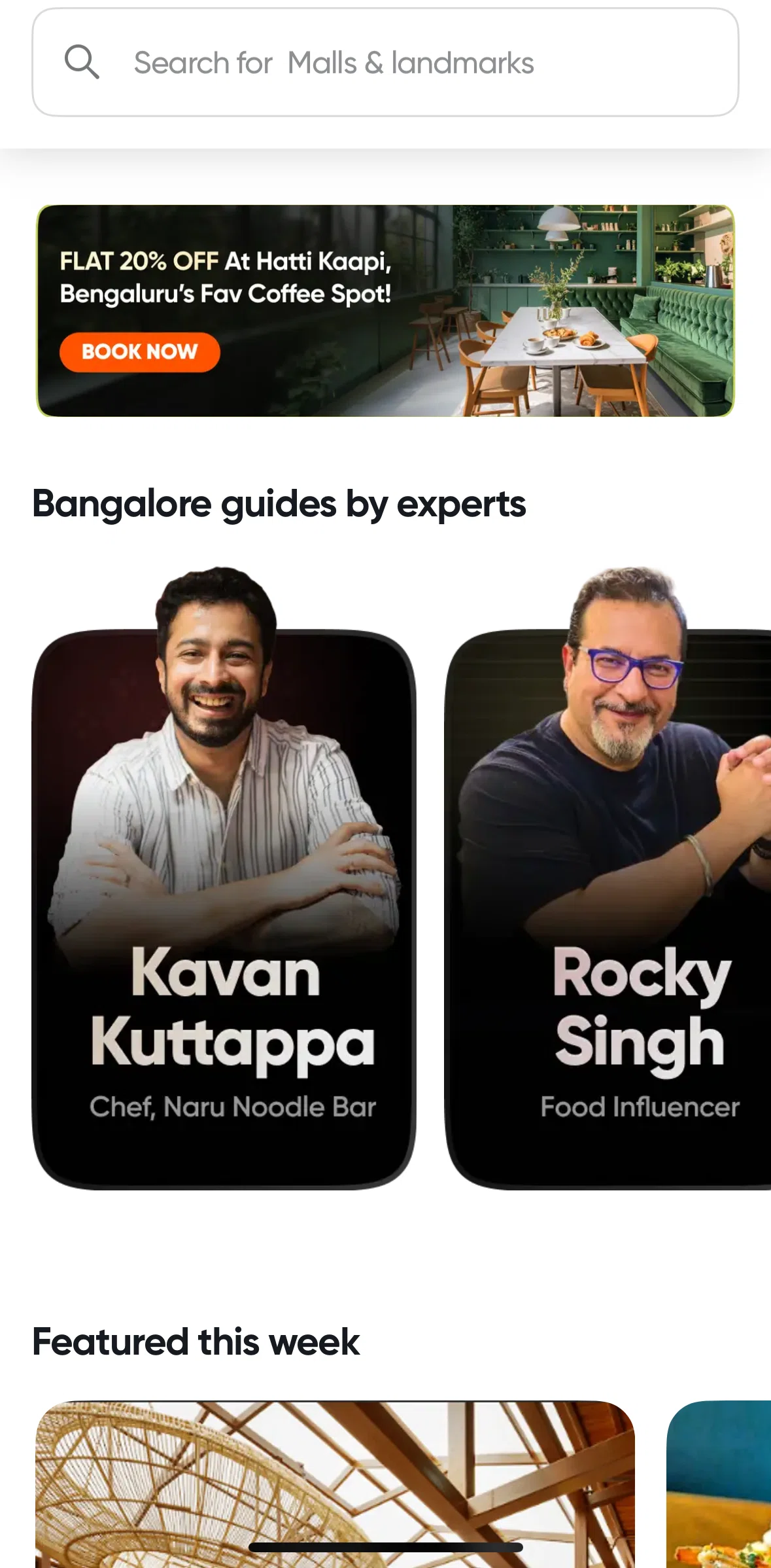 Swiggy Screen screen in the Expert guide detail flow