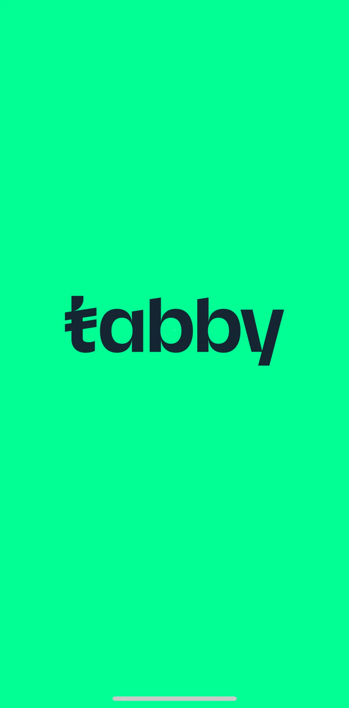 Tabby Screen screen in the Onboarding flow