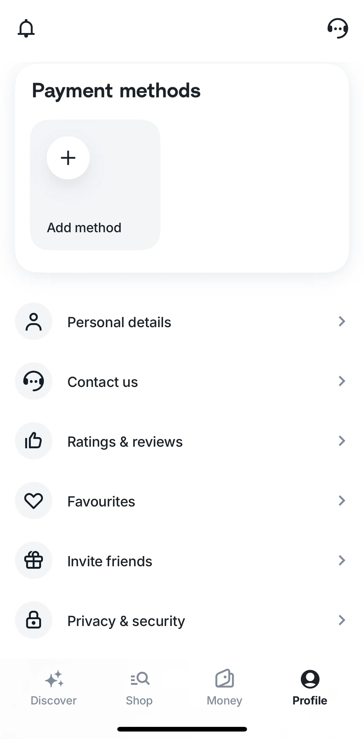 Tabby Screen screen in the Ratings & reviews flow