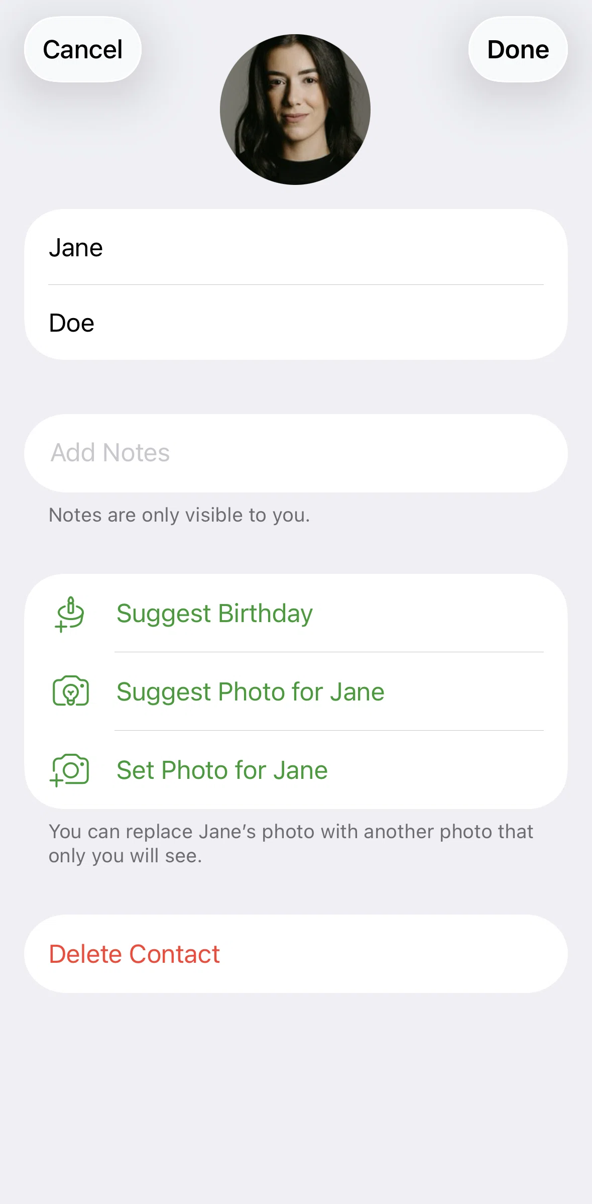 Telegram Screen screen in the Suggesting a profile photo flow