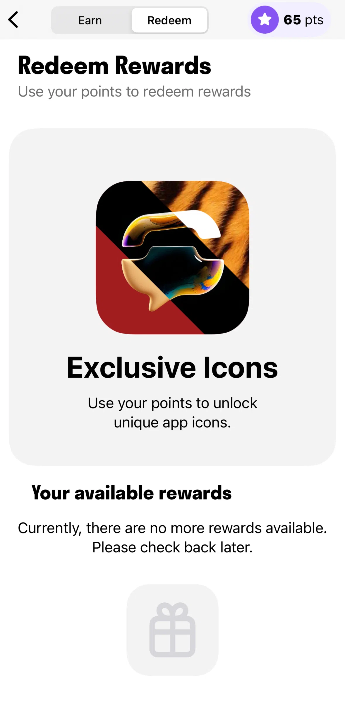 TextNow Screen screen in the Changing an app icon flow