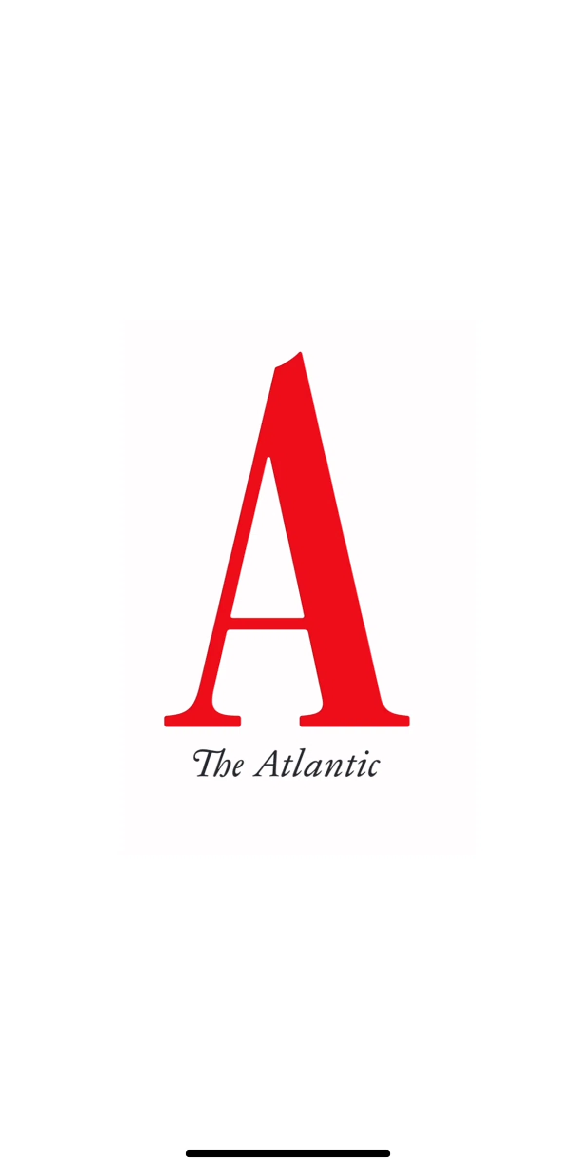 The Atlantic Magazine Screen screen in the Onboarding flow