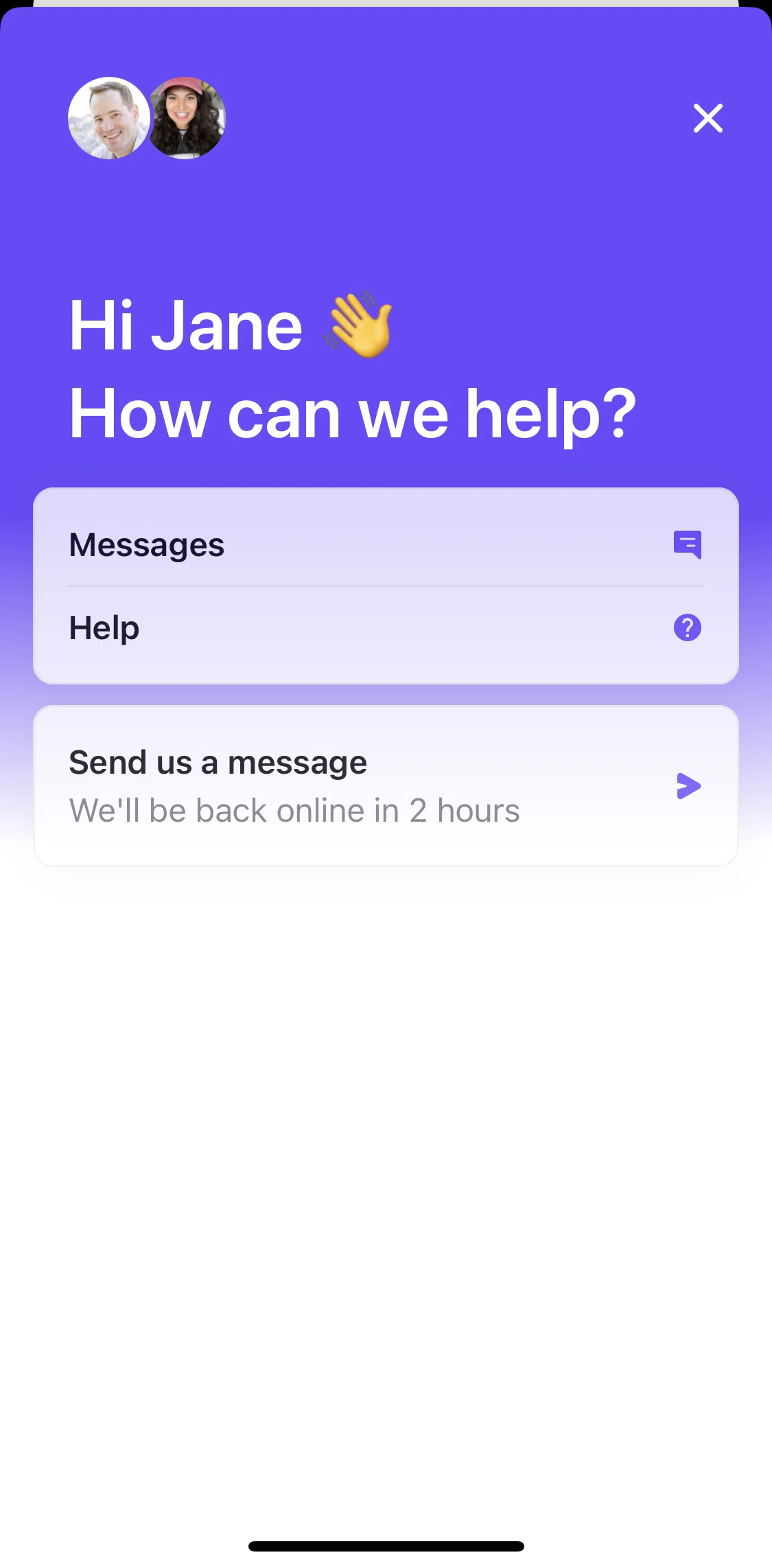 Threads Screen screen in the Browse help flow