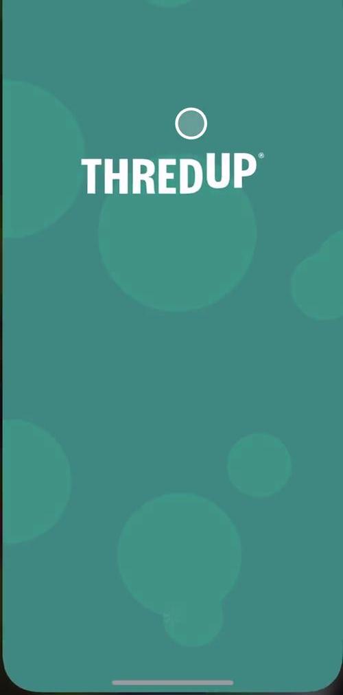 Thredup Splash screen screen in the Onboarding flow