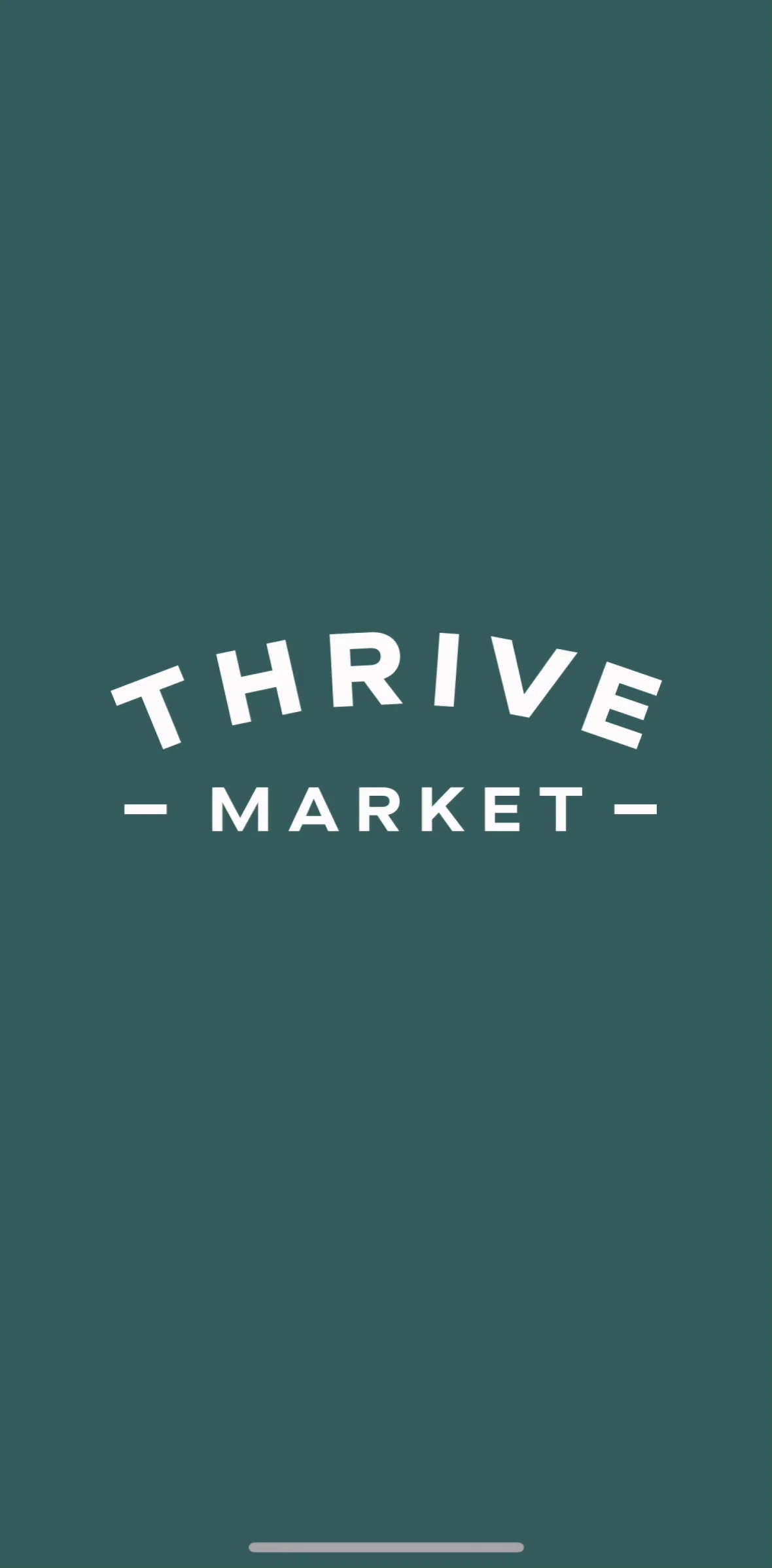 Thrive Market Screen screen in the Onboarding flow