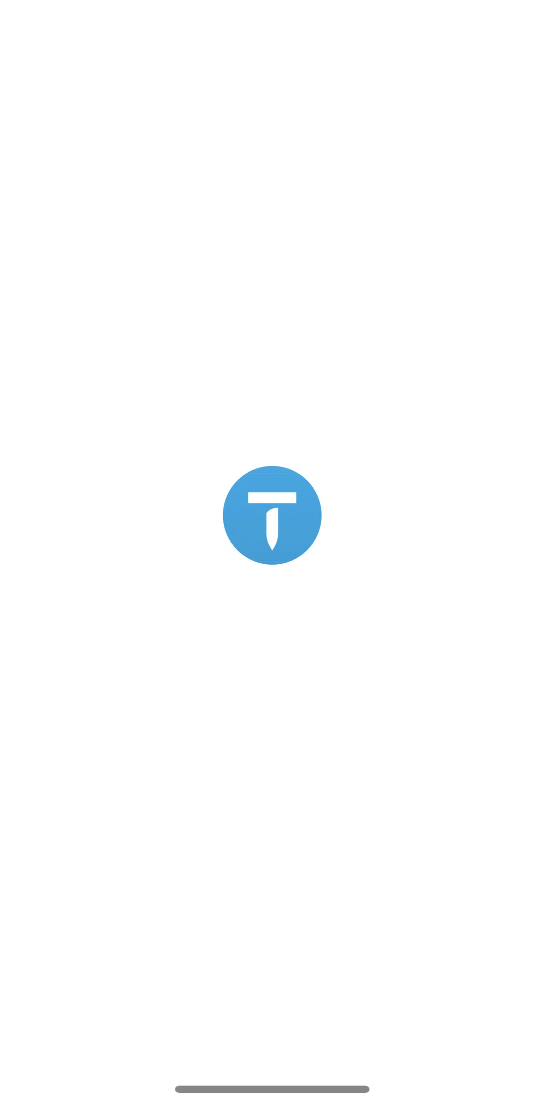 Thumbtack Screen screen in the Onboarding flow