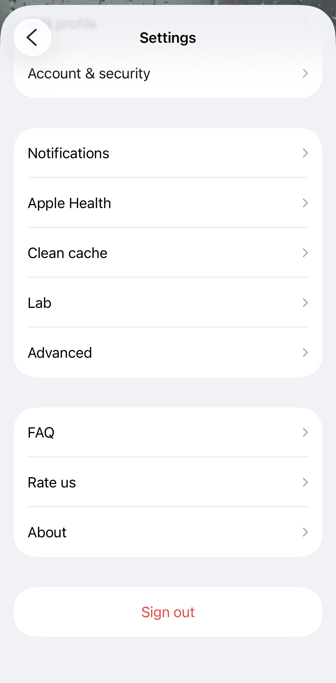 TIDE Screen screen in the Logging out flow