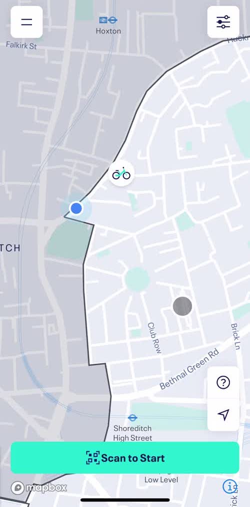 Tier Browse map screen in the General Browsing flow