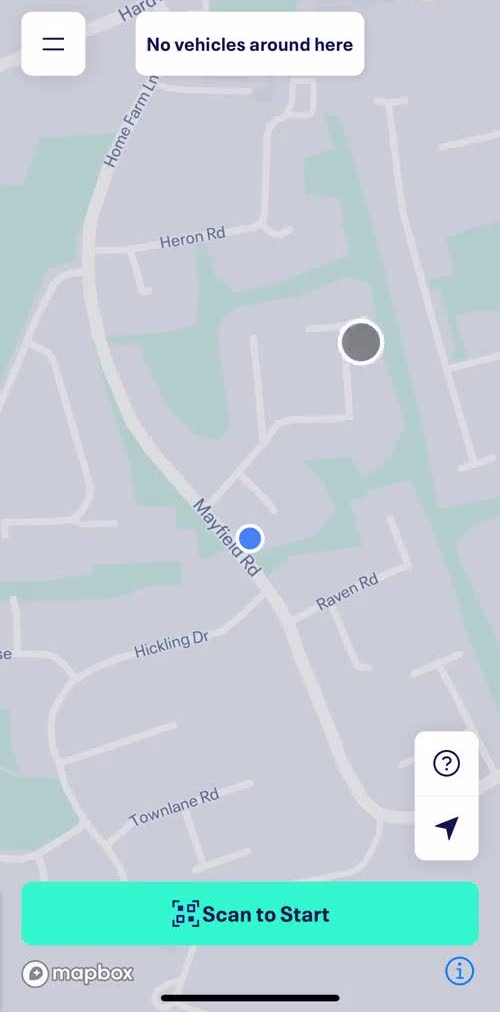 Tier Browse map screen in the Inviting People flow