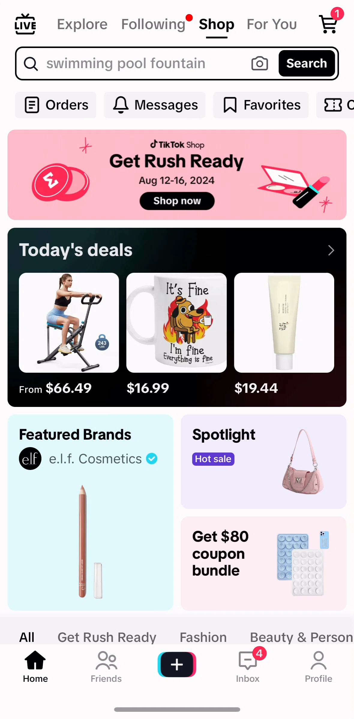 Tiktok Screen 1 screen in the Orders flow