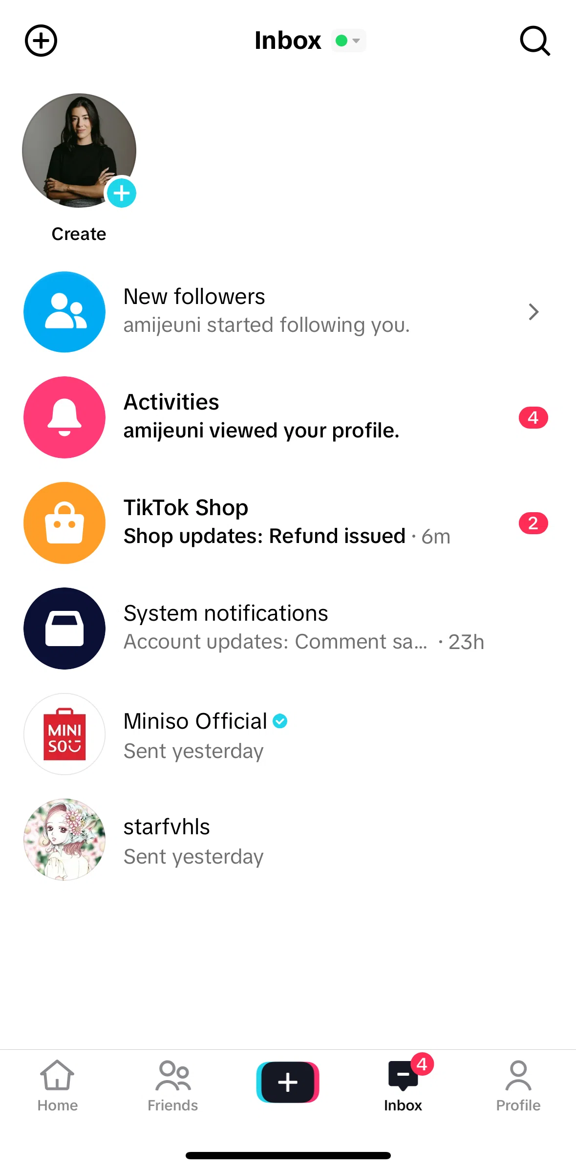 Tiktok Screen 1 screen in the TikTok shop flow