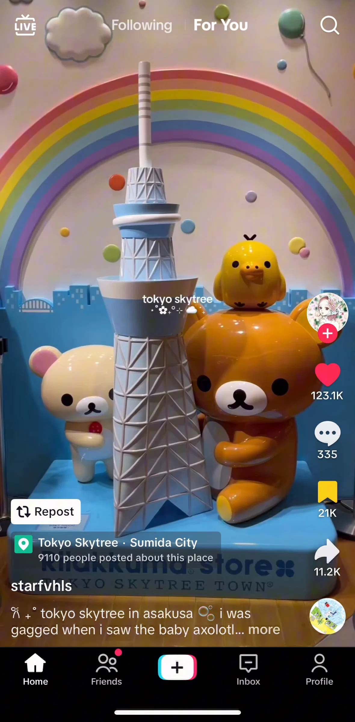Tiktok Screen 1 screen in the Watching videos flow
