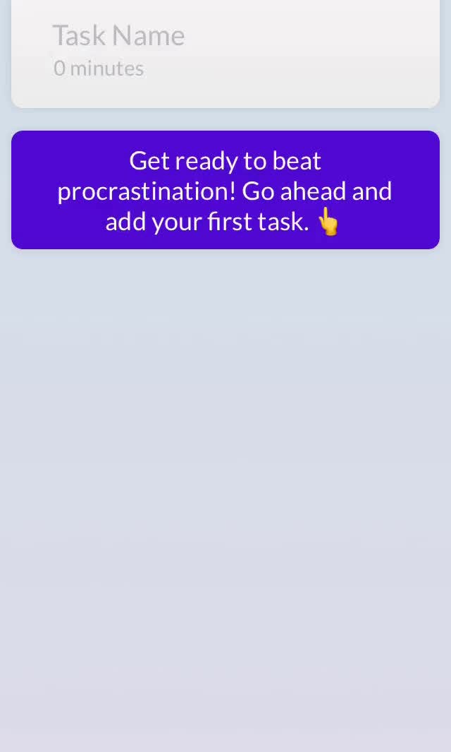 Time Onboarding preview
