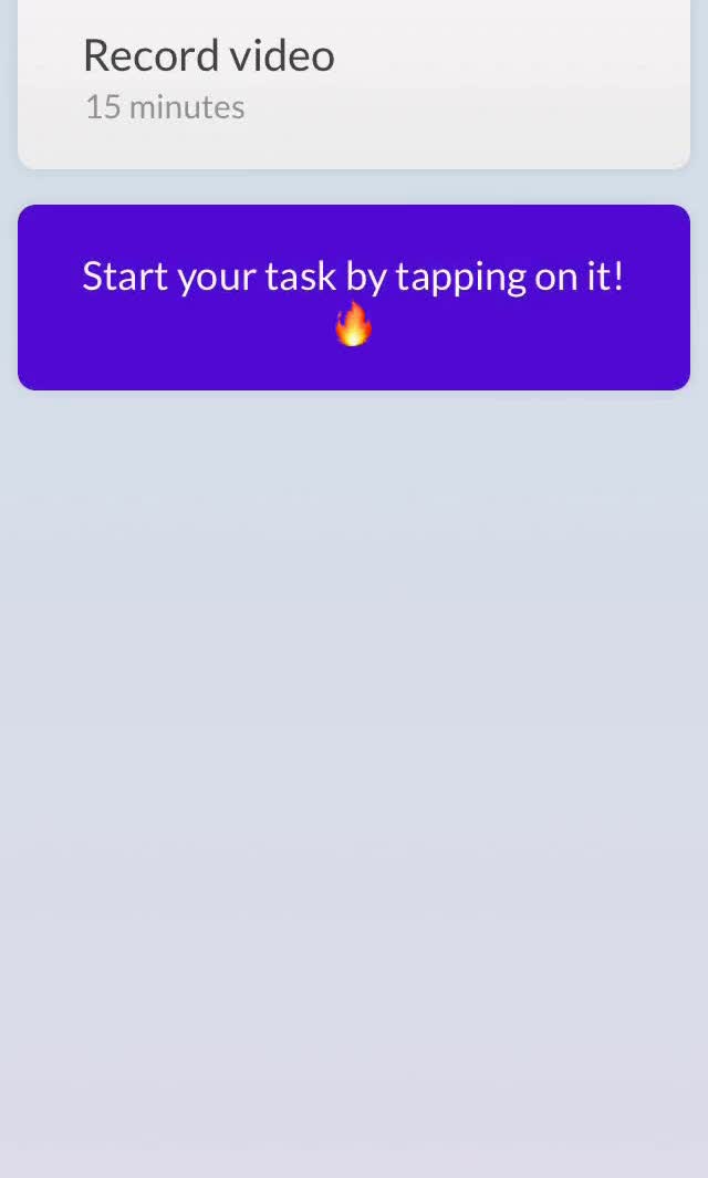 Time Screen screen in the Onboarding flow