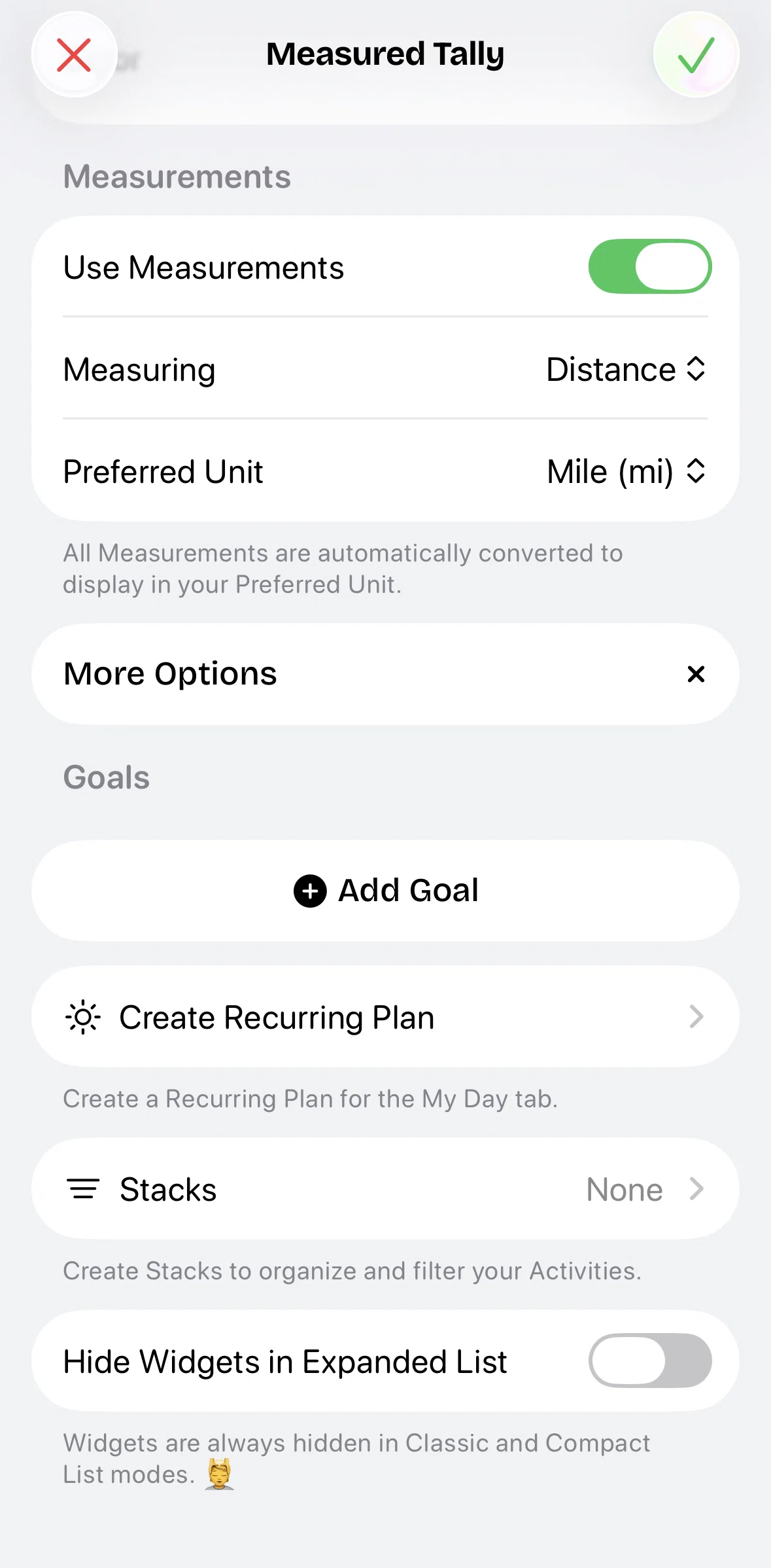 timespent Screen screen in the Adding a stack flow