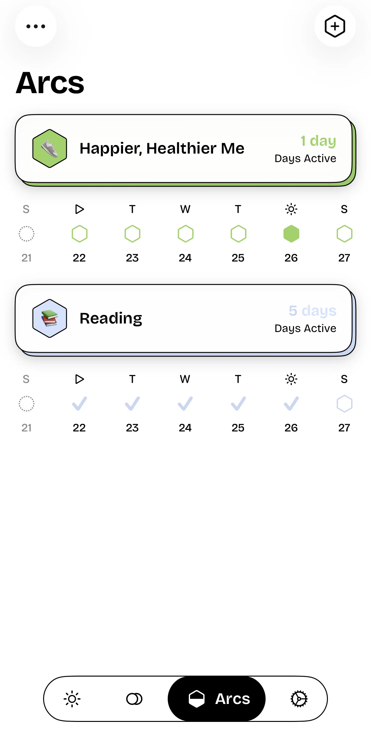 timespent Screen screen in the Arc detail flow