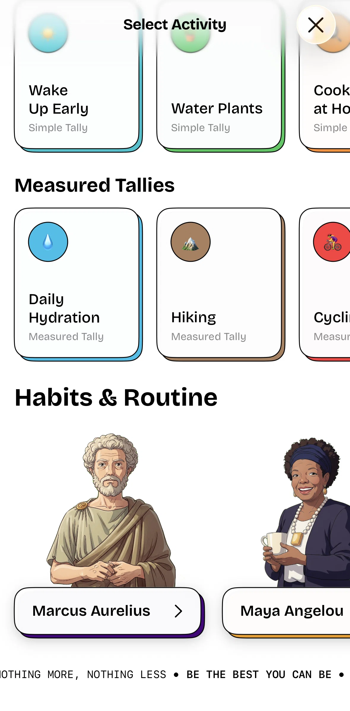 timespent Screen screen in the Habits & routine detail flow