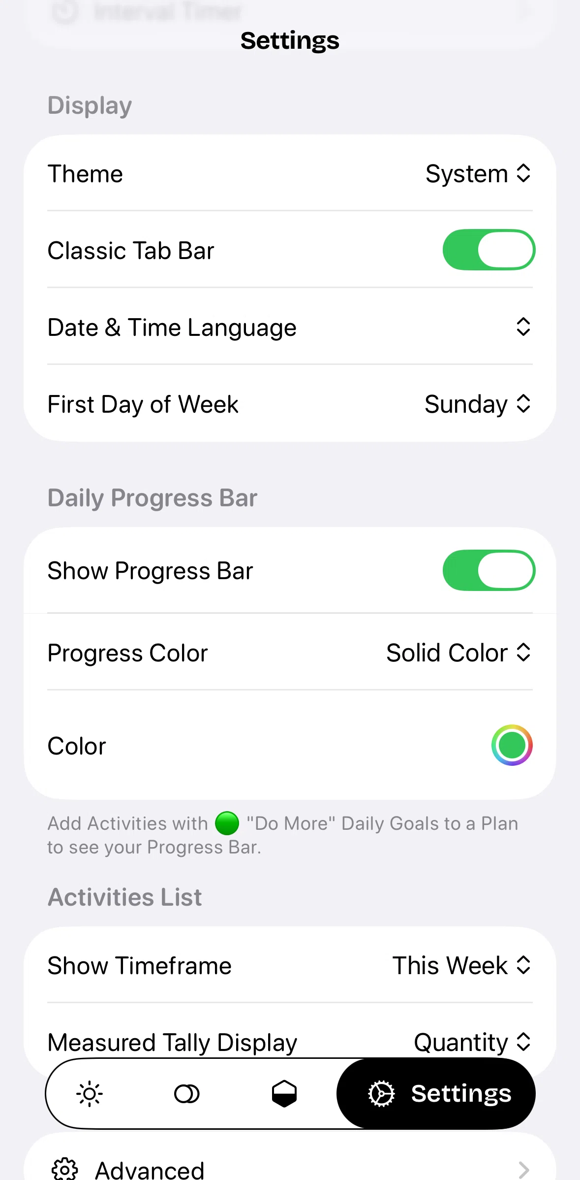 timespent Screen screen in the Switching to dark mode flow