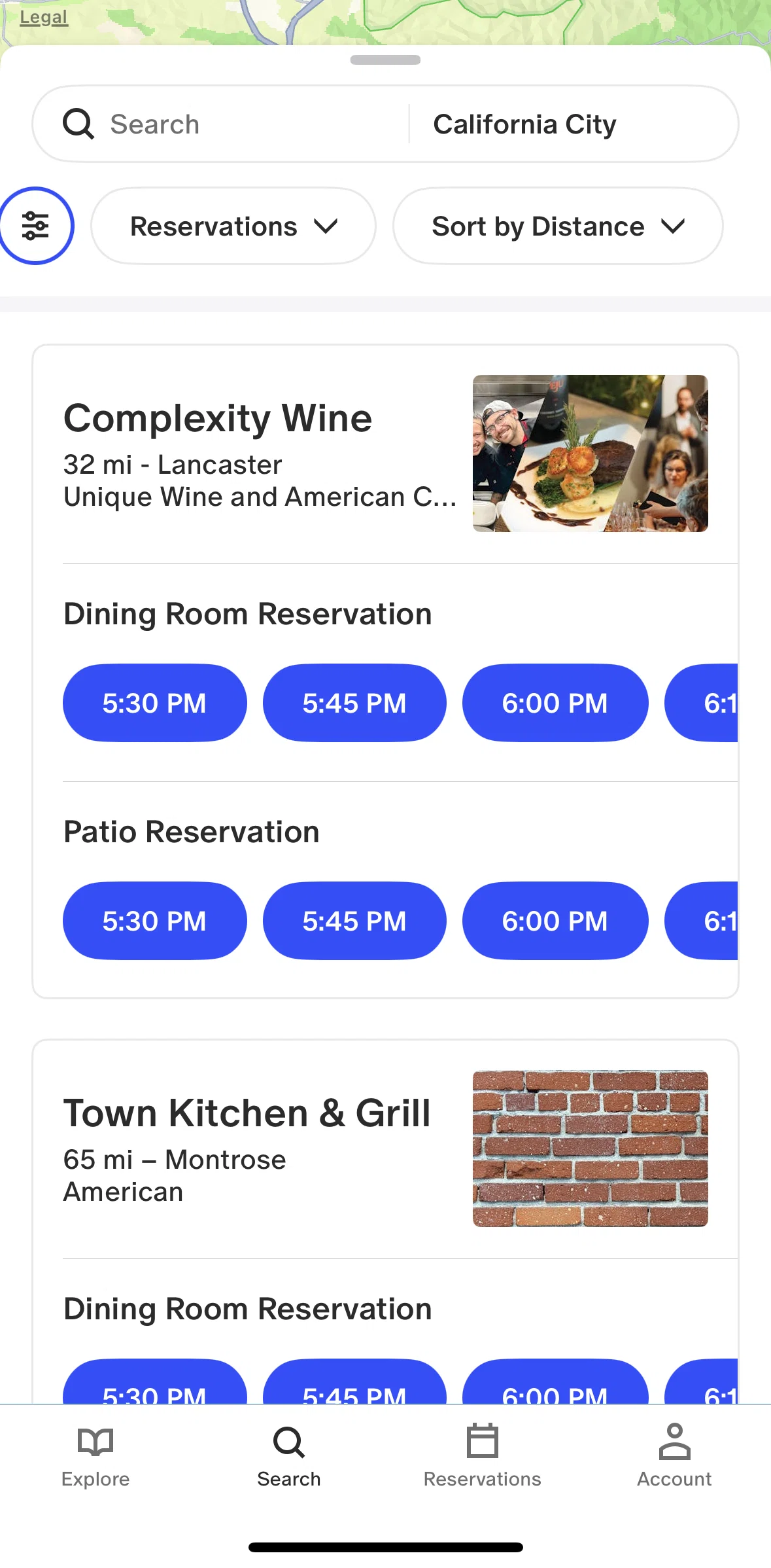 Tock Screen screen in the Sorting experiences flow