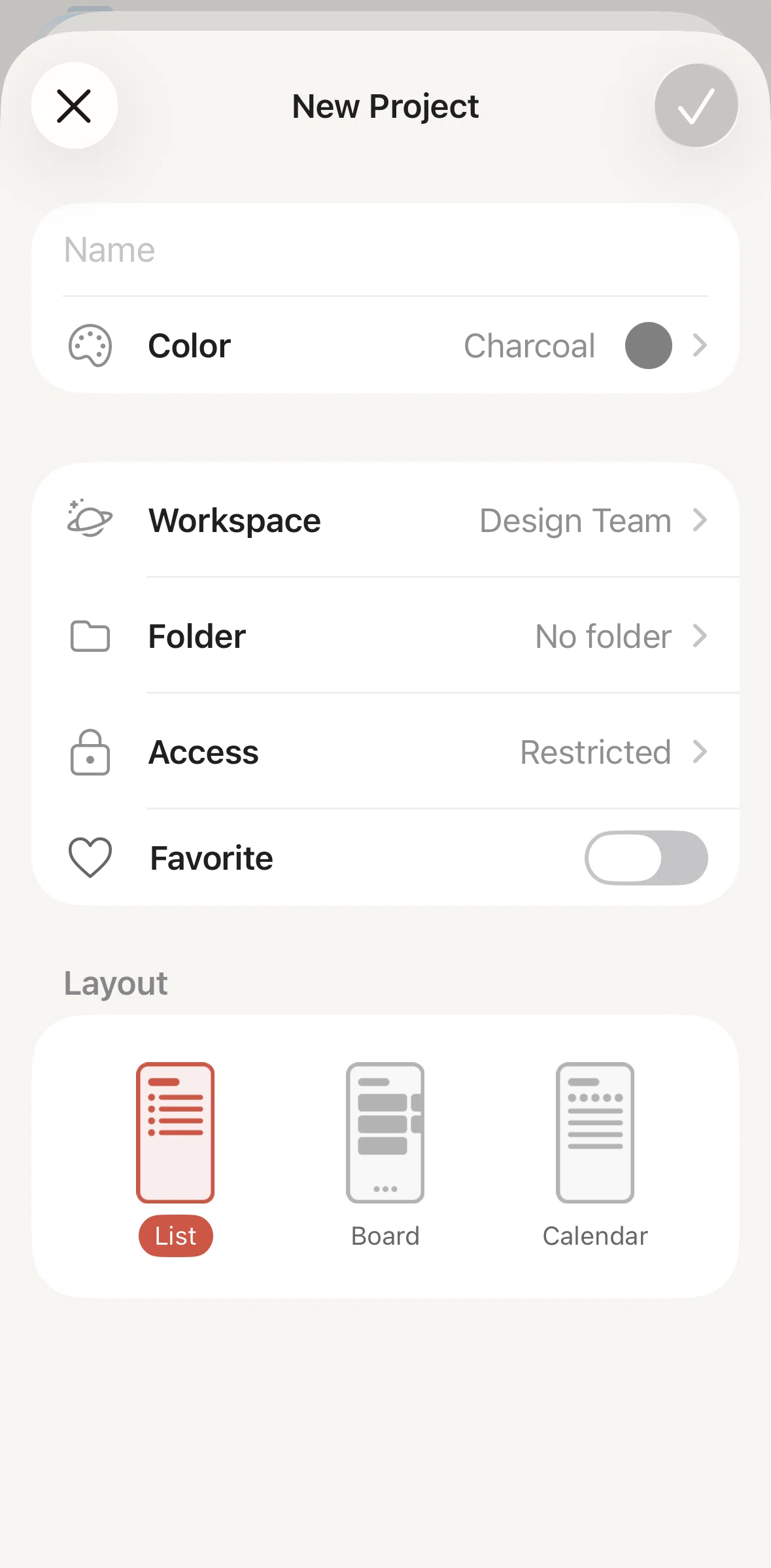 Todoist Screen screen in the Changing access flow