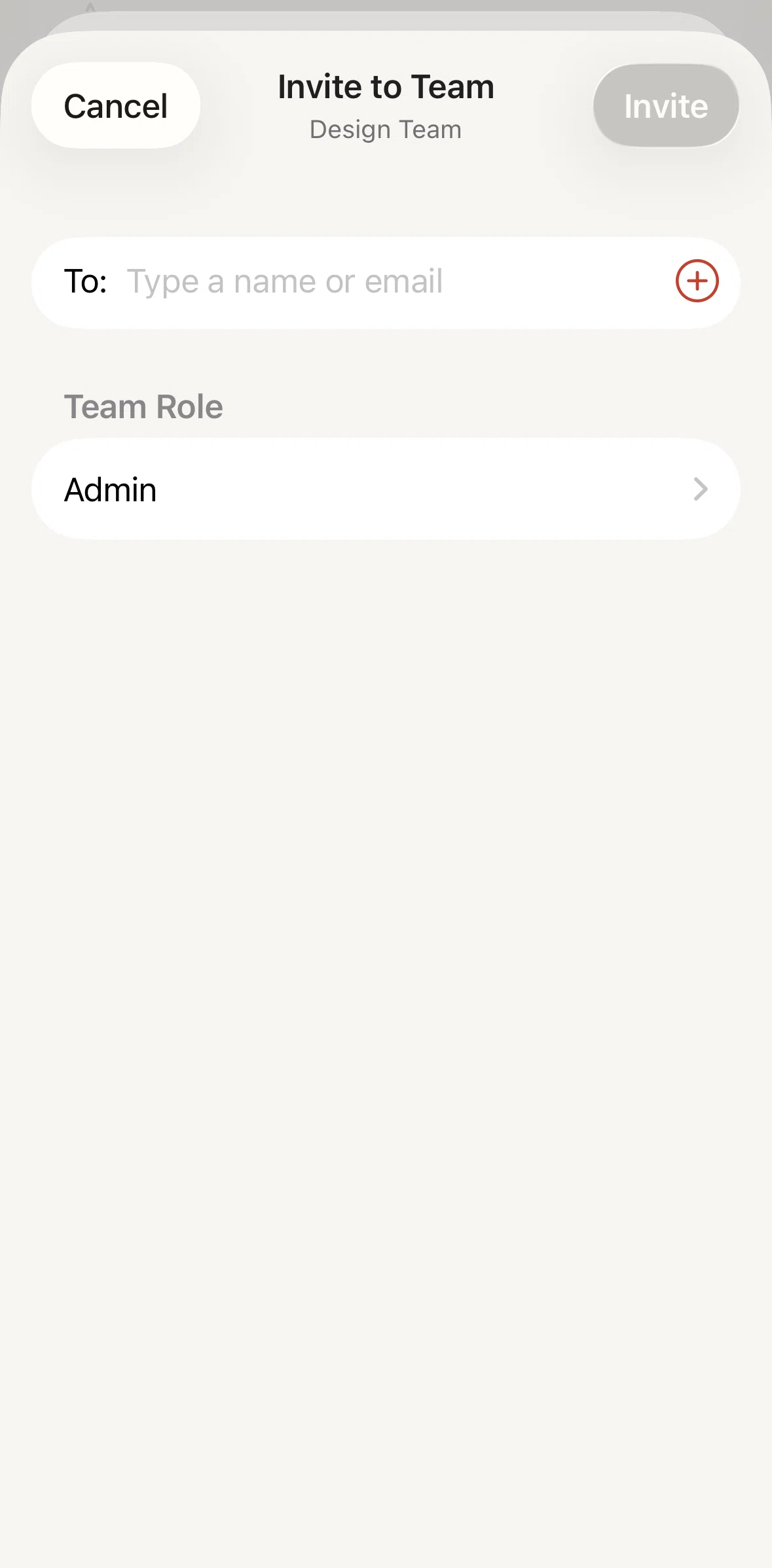 Todoist Screen screen in the Team role flow