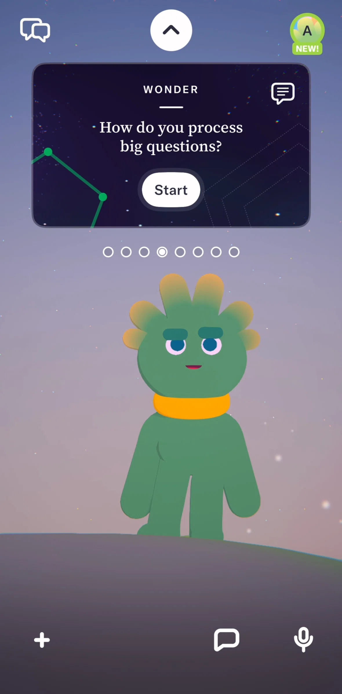 Tolan Screen screen in the Answer a prompt flow