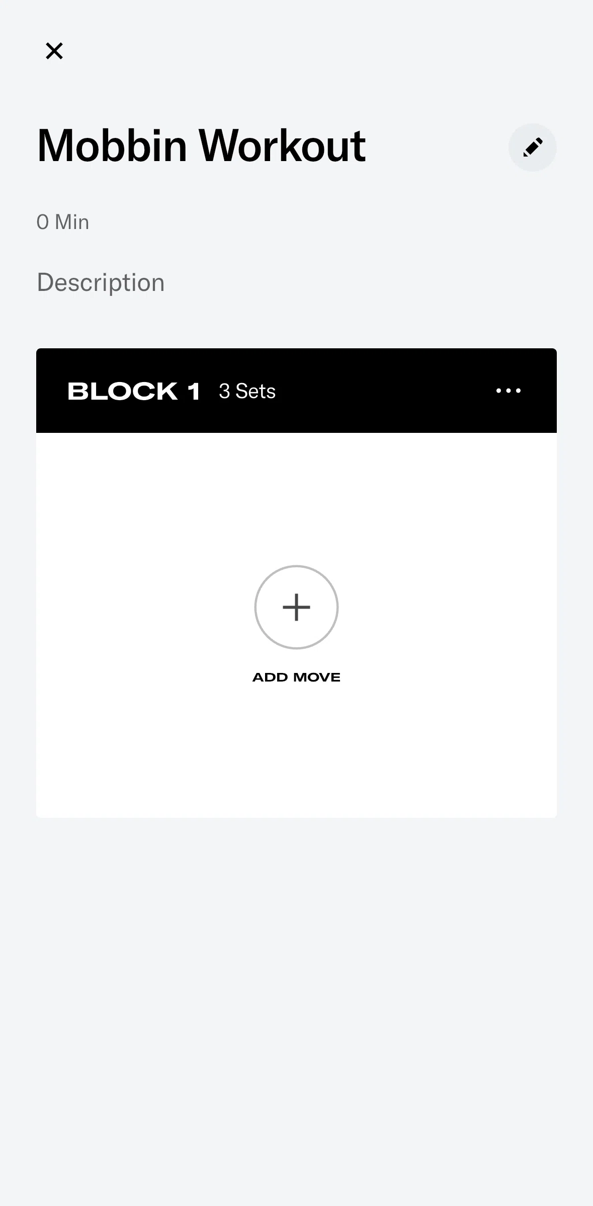 Tonal Screen screen in the Adding a movement flow