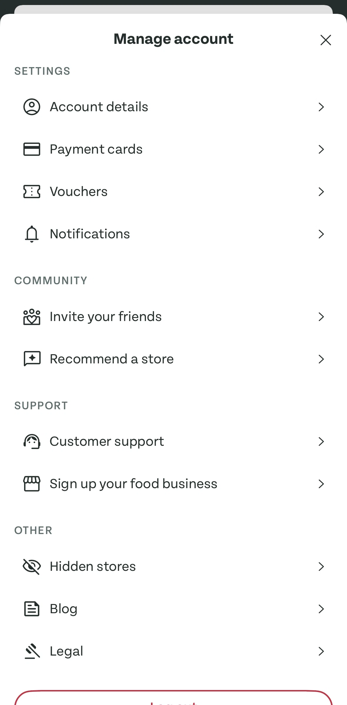Too Good To Go Screen screen in the Vouchers flow