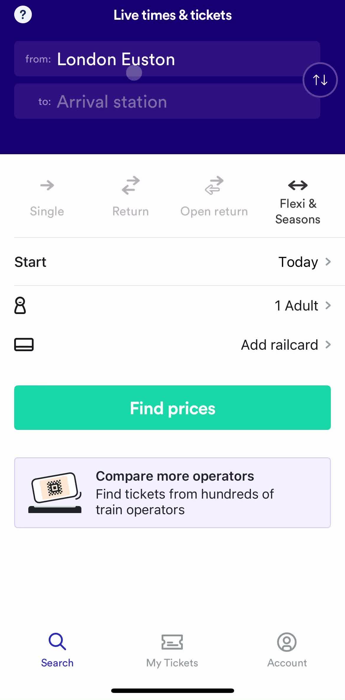 Trainline Booking Transport preview