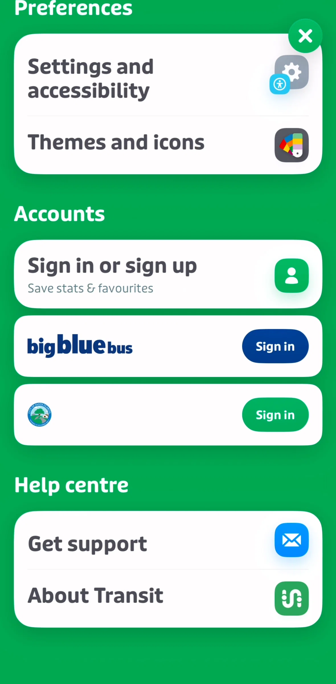 Transit Screen screen in the Logging in flow