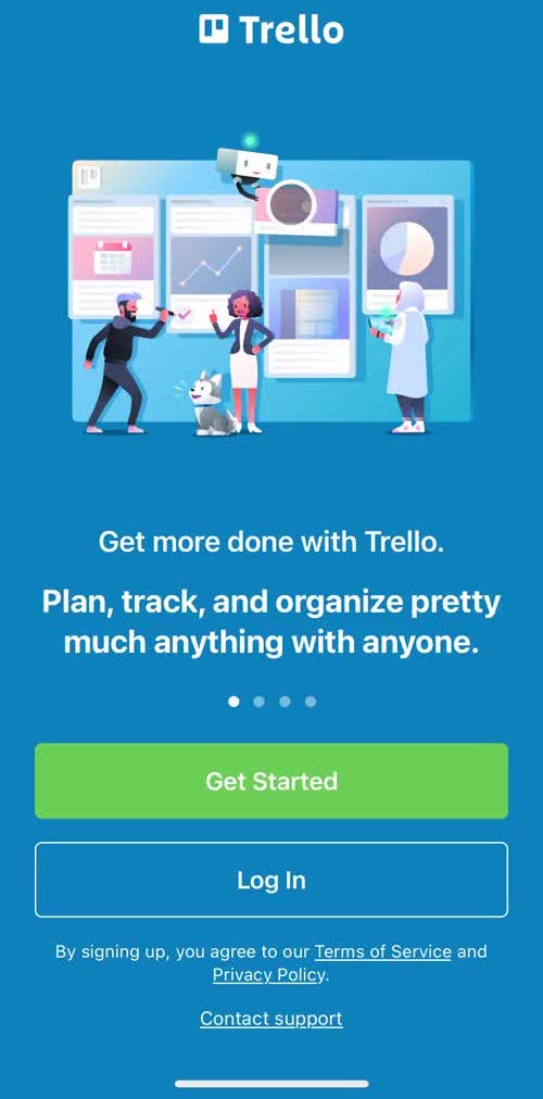 Trello Onboarding preview