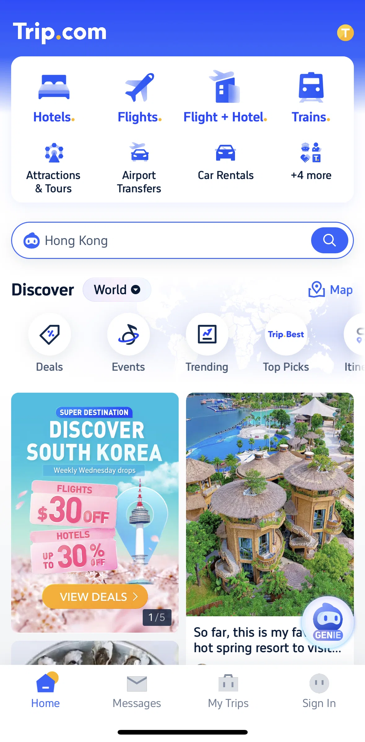 Trip.com Screen screen in the Creating an account flow