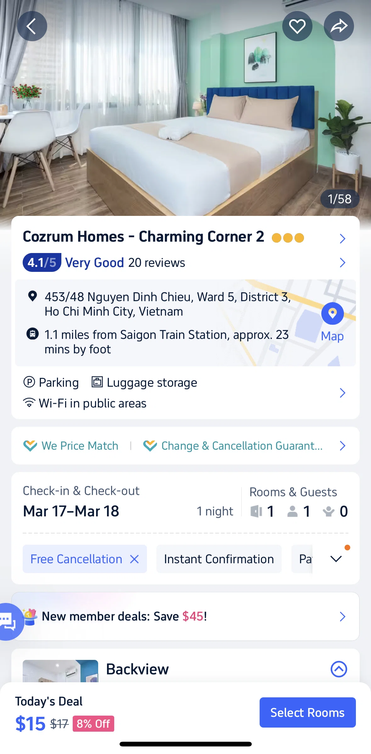 Trip.com Screen screen in the Reviews flow