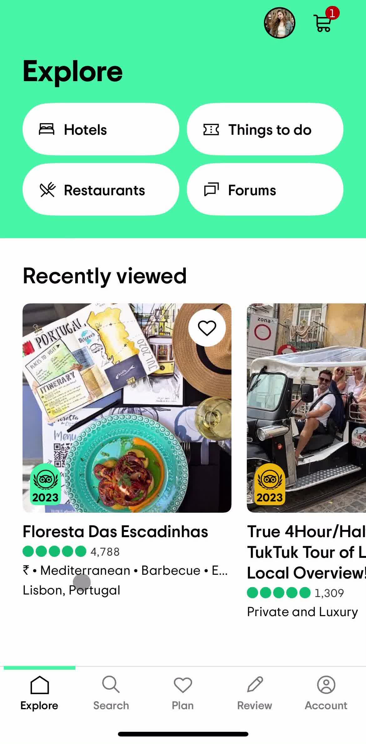 Tripadvisor General Browsing preview