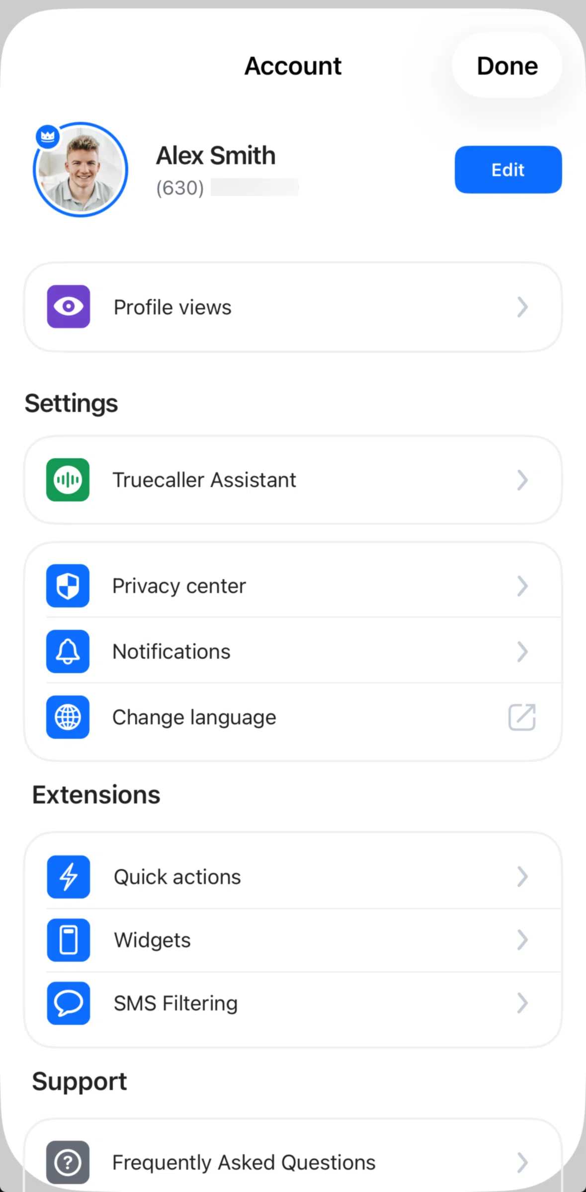 Truecaller Screen screen in the Notifications flow