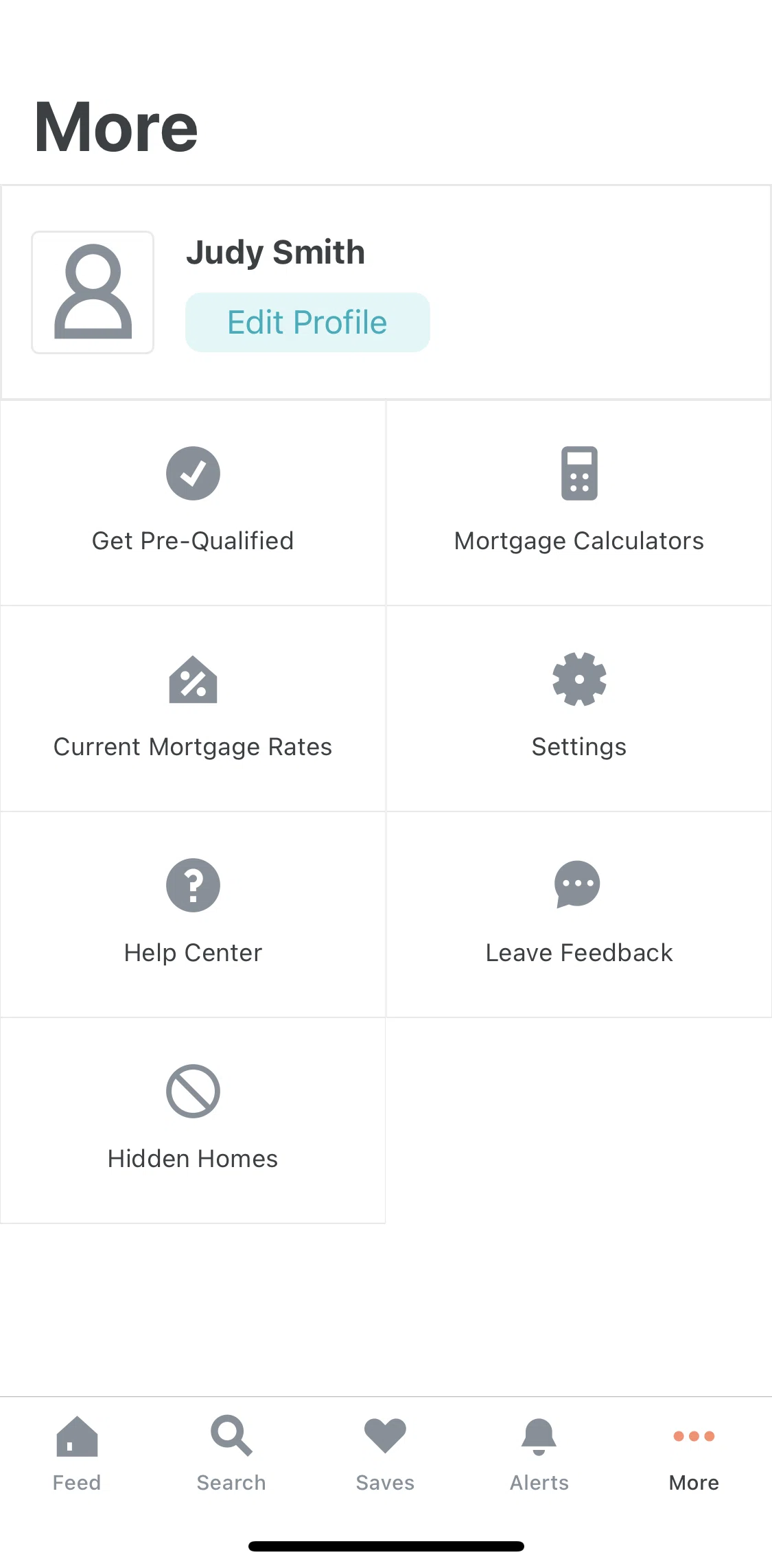 Trulia Screen screen in the Editing profile flow