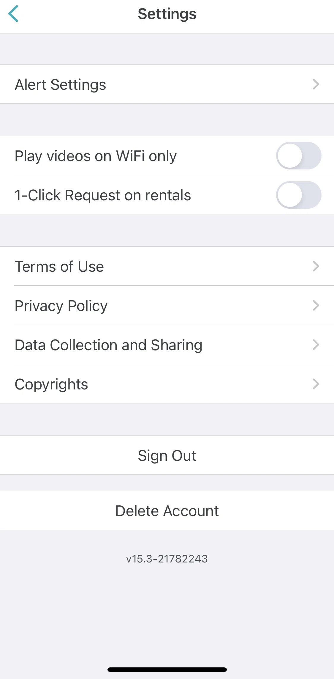 Trulia Screen screen in the Logging out flow