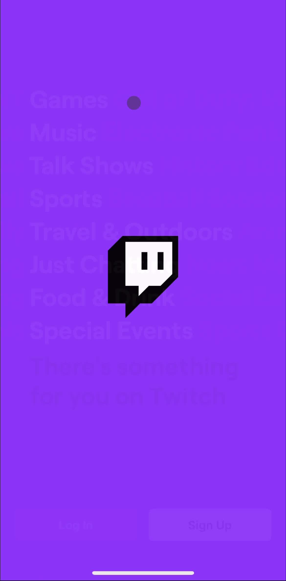 Twitch Onboarding preview