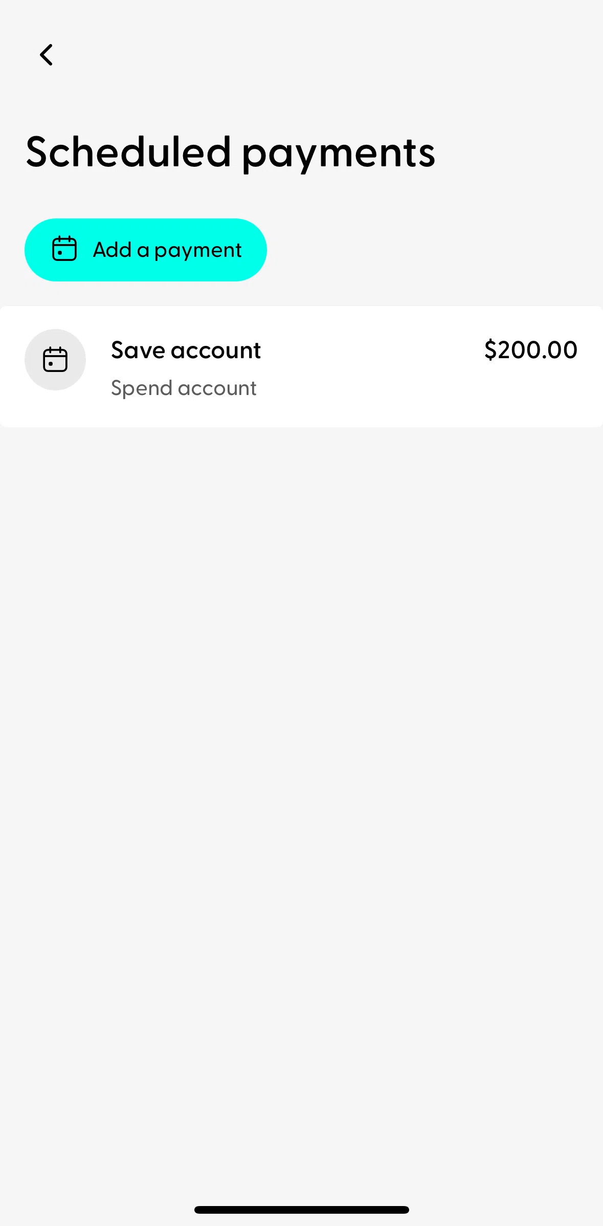 Ubank Money App Screen screen in the Transfer detail flow