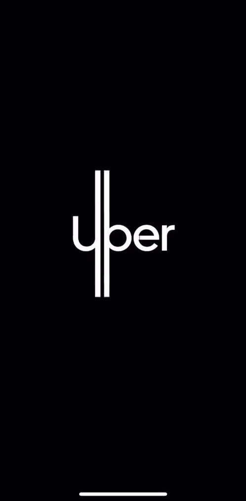 Uber Splash screen screen in the Giving Feedback flow