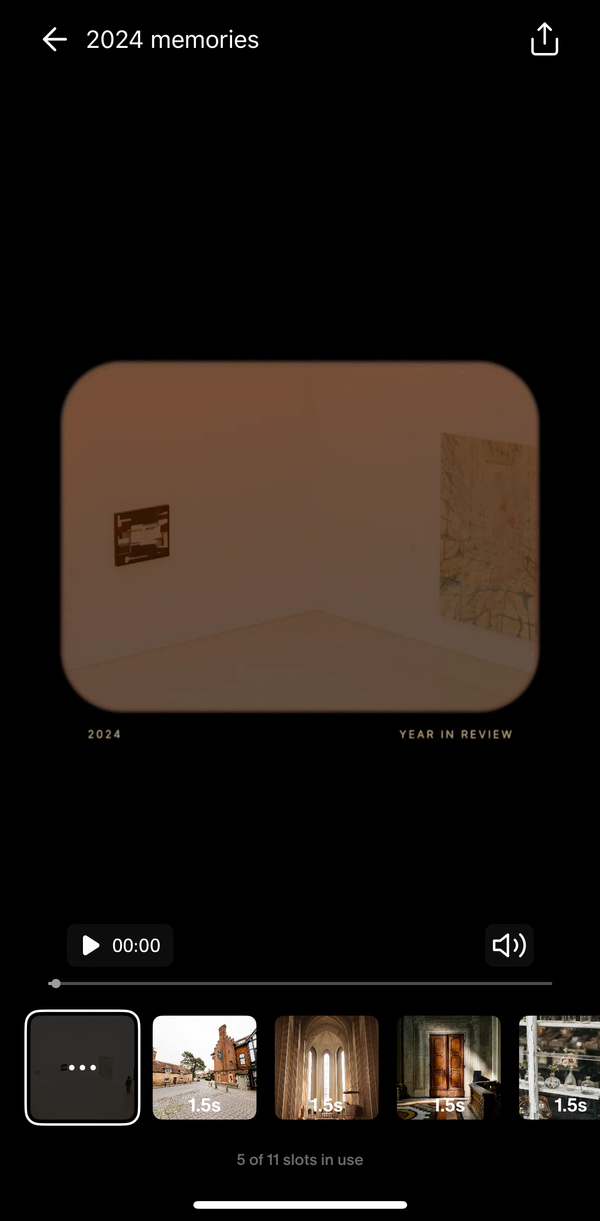 Unfold Screen screen in the Deleting a clip flow