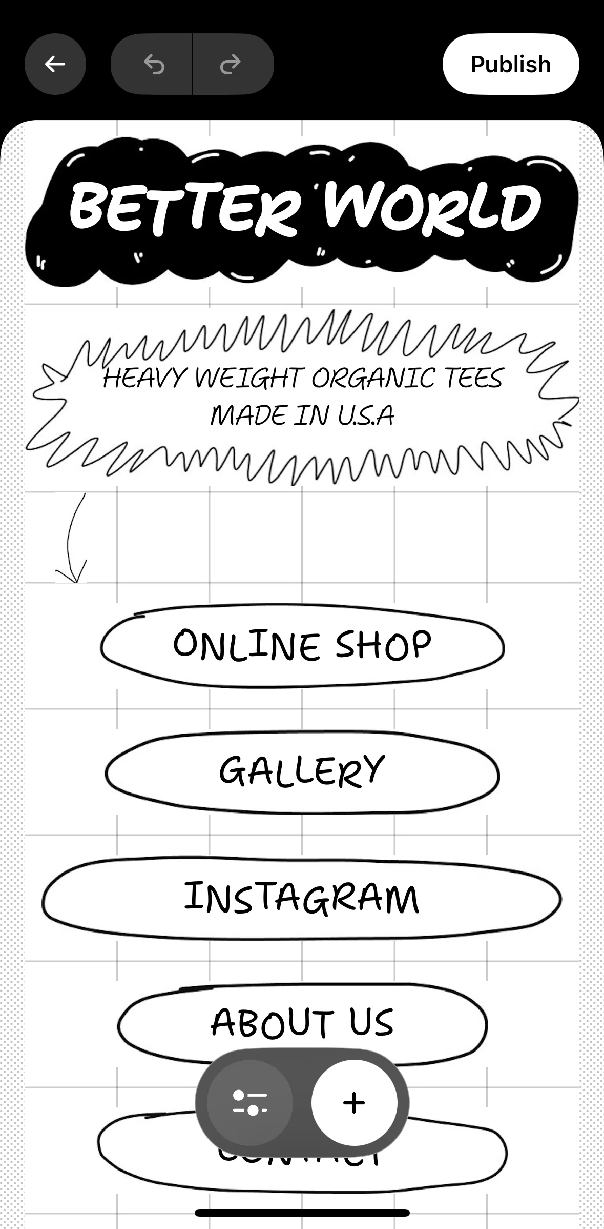 Universe Screen screen in the Block options flow